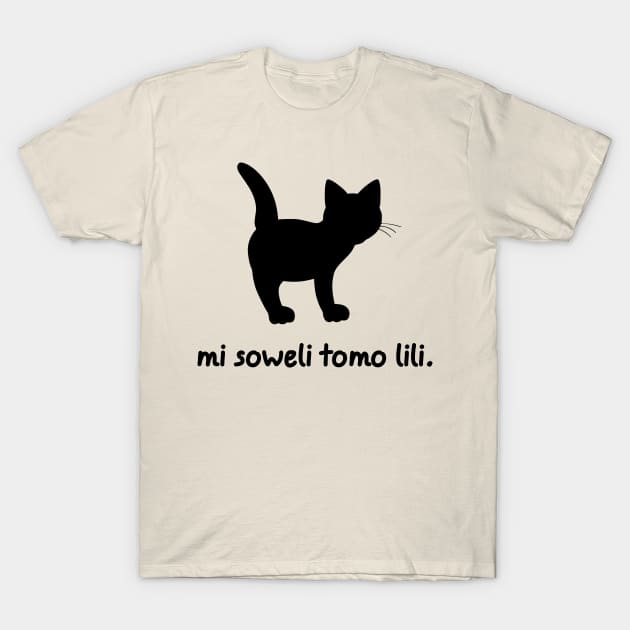 I'm A Cat (Toki Pona) T-Shirt by dikleyt